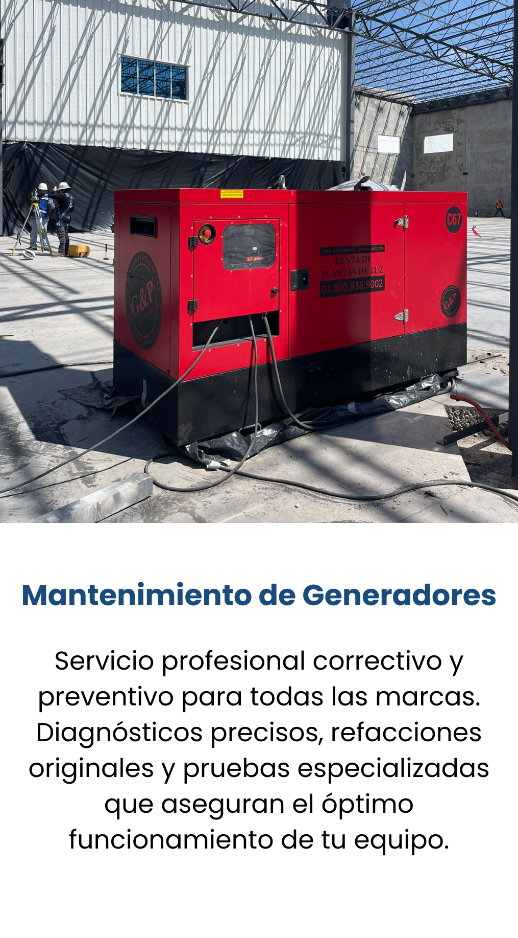 Mantenimiento de Generadores